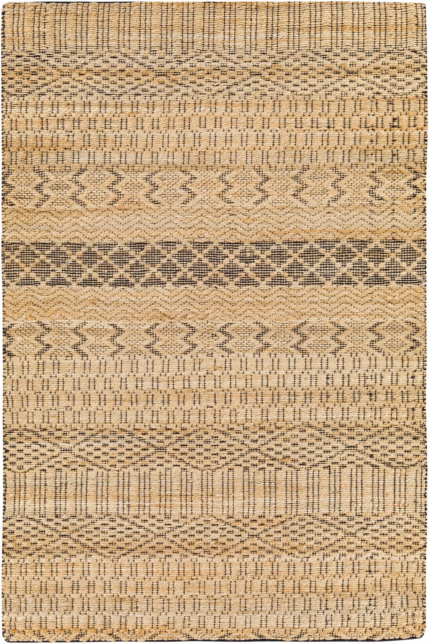 Cloverly Tribal Jute Carpet - Clearance by Boutique Rugs