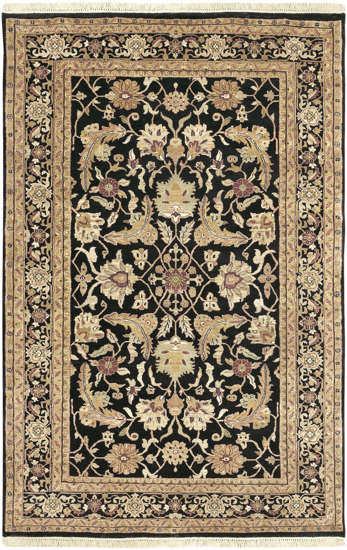 Black&Gold Premium Wool Rug - Clearance by Boutique Rugs