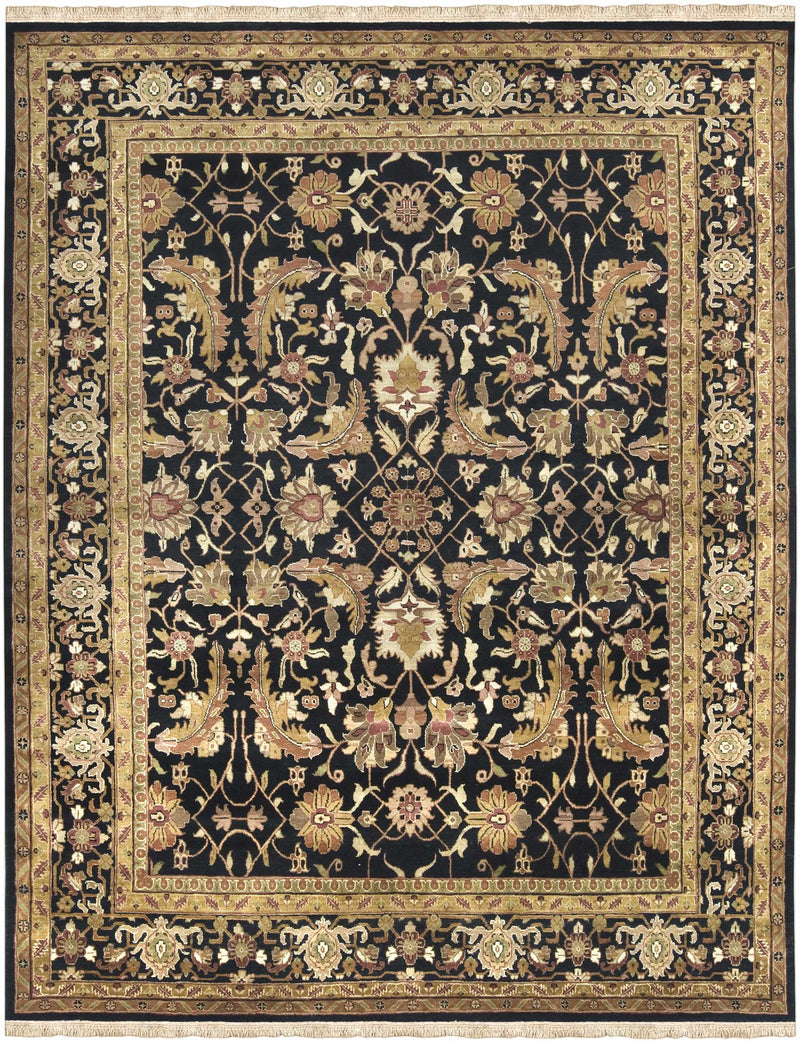 Black&Gold Premium Wool Rug - Clearance by Boutique Rugs