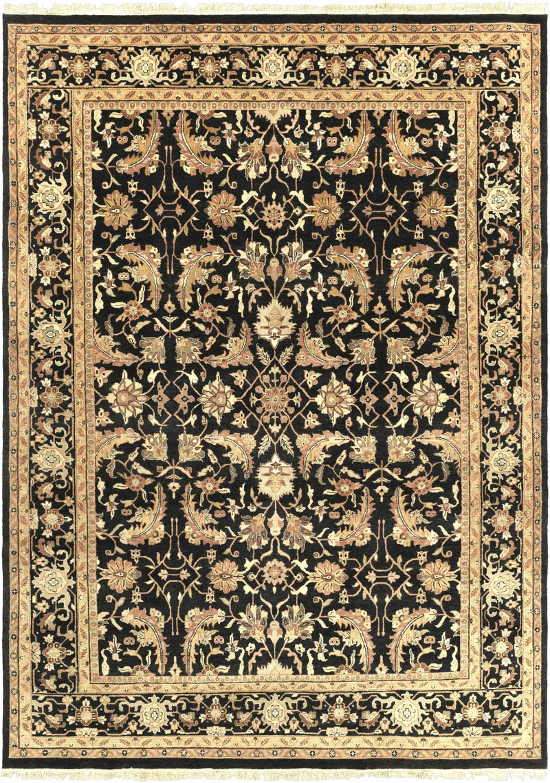 Black&Gold Premium Wool Rug - Clearance by Boutique Rugs