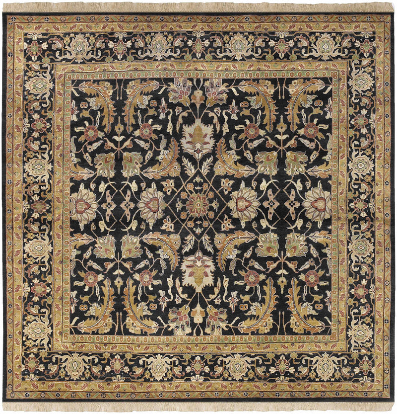 Black&Gold Premium Wool Rug - Clearance by Boutique Rugs