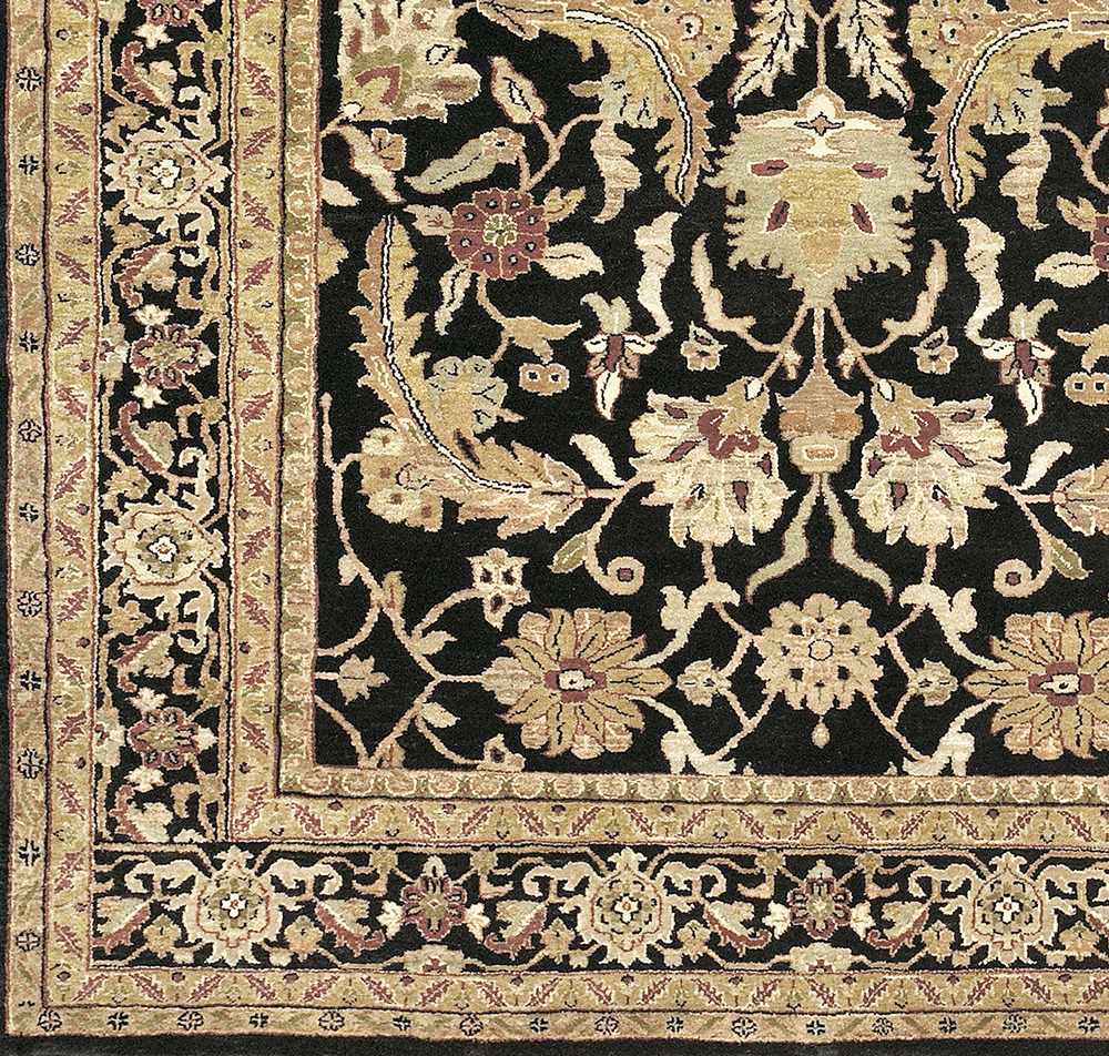 Black&Gold Premium Wool Rug - Clearance by Boutique Rugs