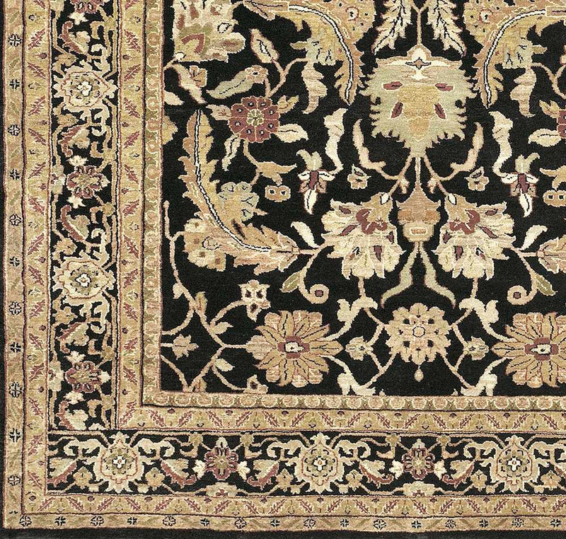 Black&Gold Premium Wool Rug - Clearance by Boutique Rugs