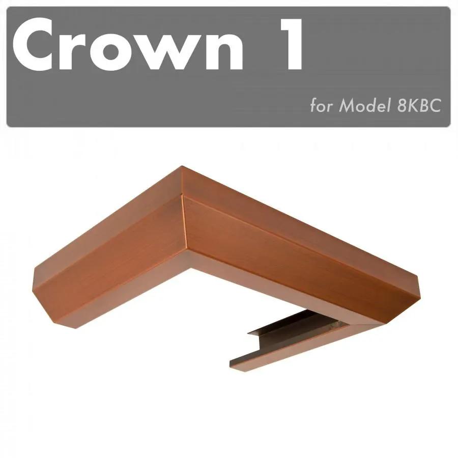 ZLINE Crown Molding #1 for Wall Range Hood, CM1-8KBC by Farmhouse Kitchen and Bath