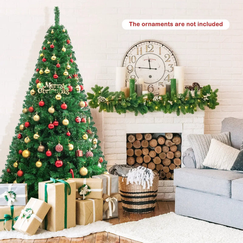Artificial PVC Christmas Tree with Solid Metal Stand by DirectDeals