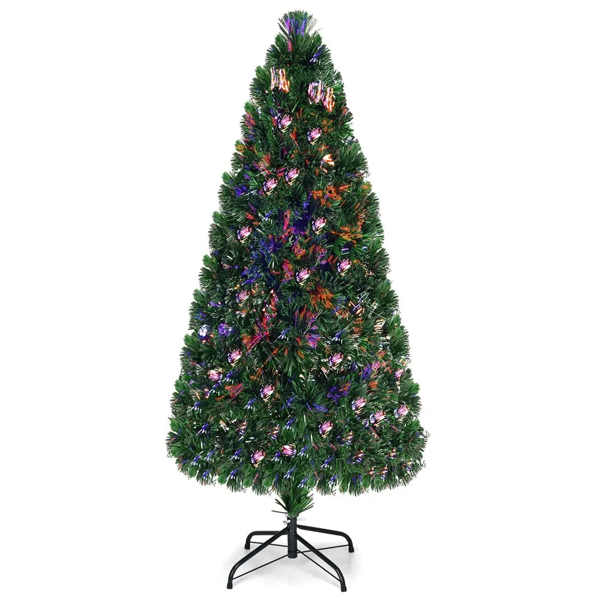 3' / 4' / 5' / 6' Fiber Optic Artificial PVC Christmas Tree by DirectDeals