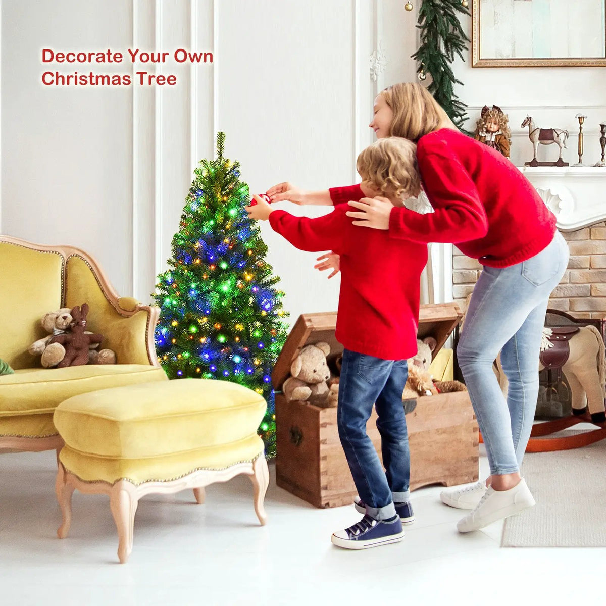 Artificial Premium Hinged Christmas Tree by DirectDeals