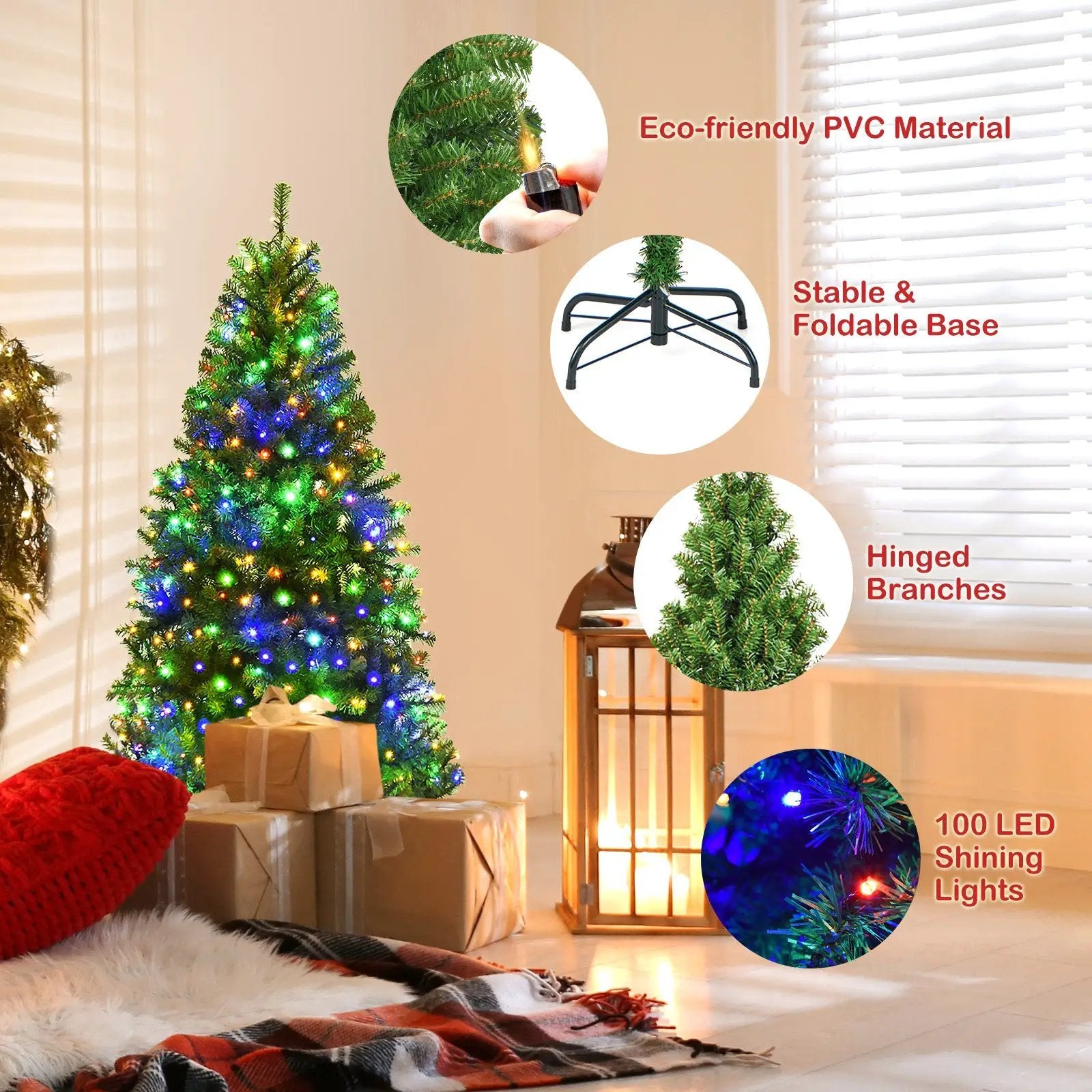 Artificial Premium Hinged Christmas Tree by DirectDeals