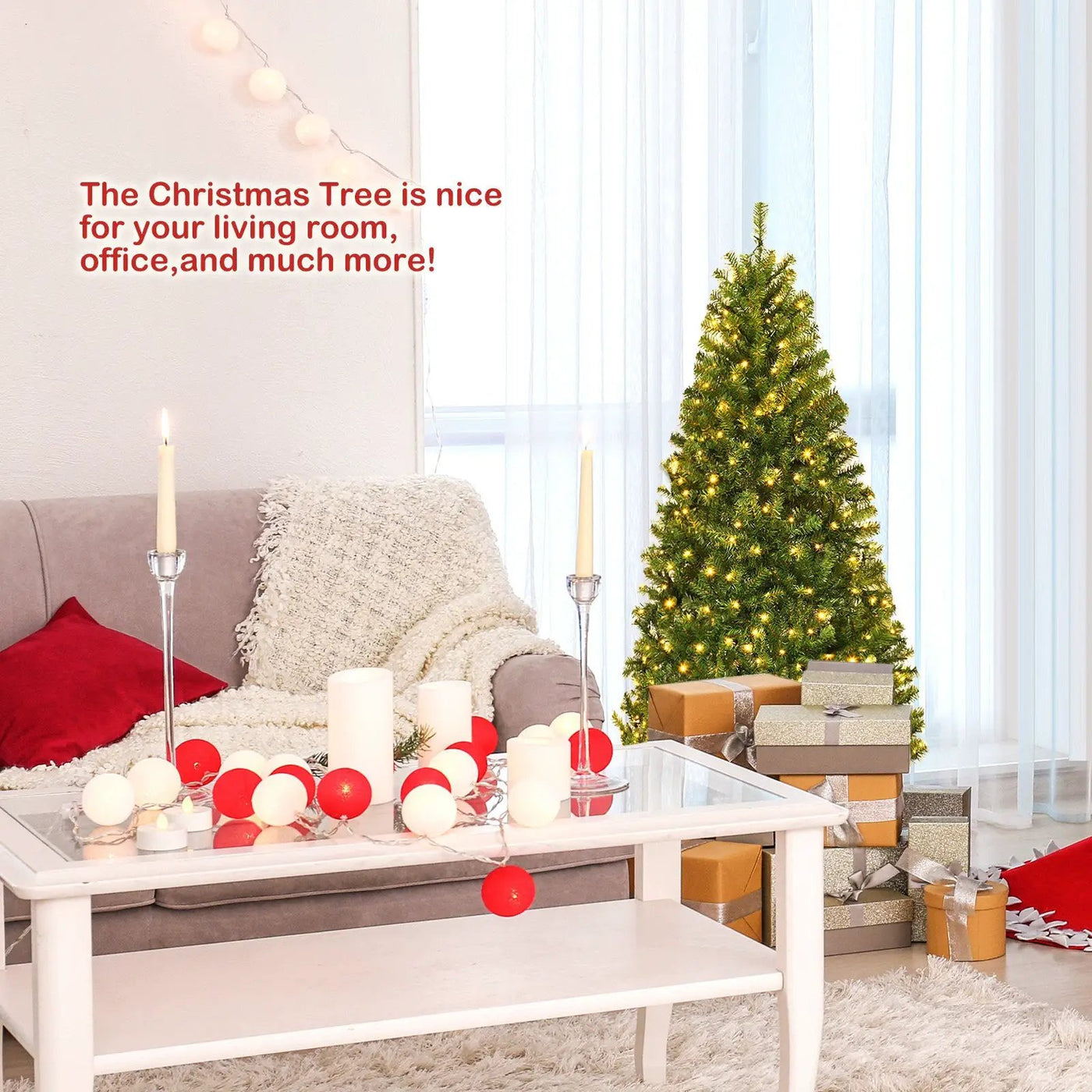 Artificial Premium Hinged Christmas Tree by DirectDeals