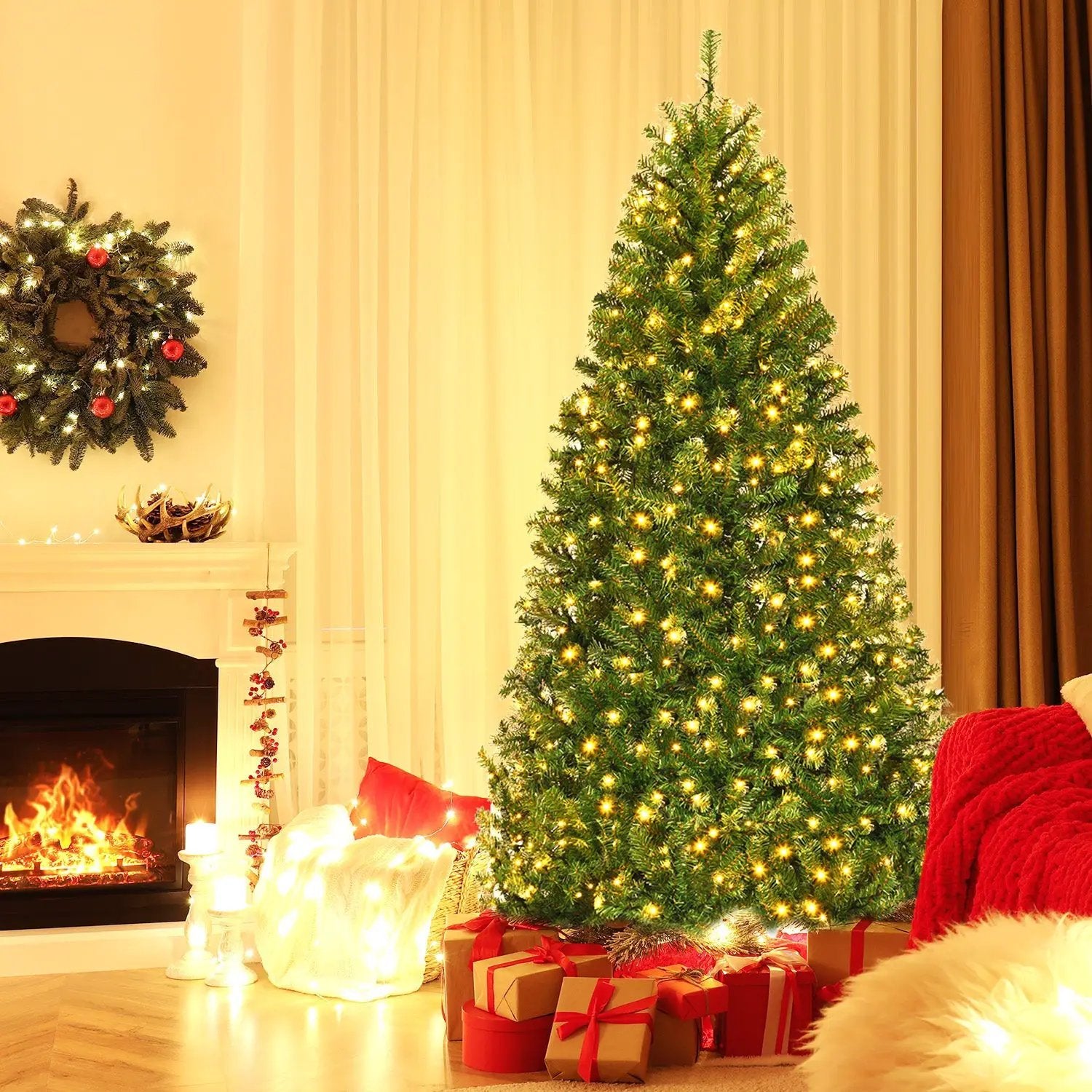 Artificial Premium Hinged Christmas Tree by DirectDeals