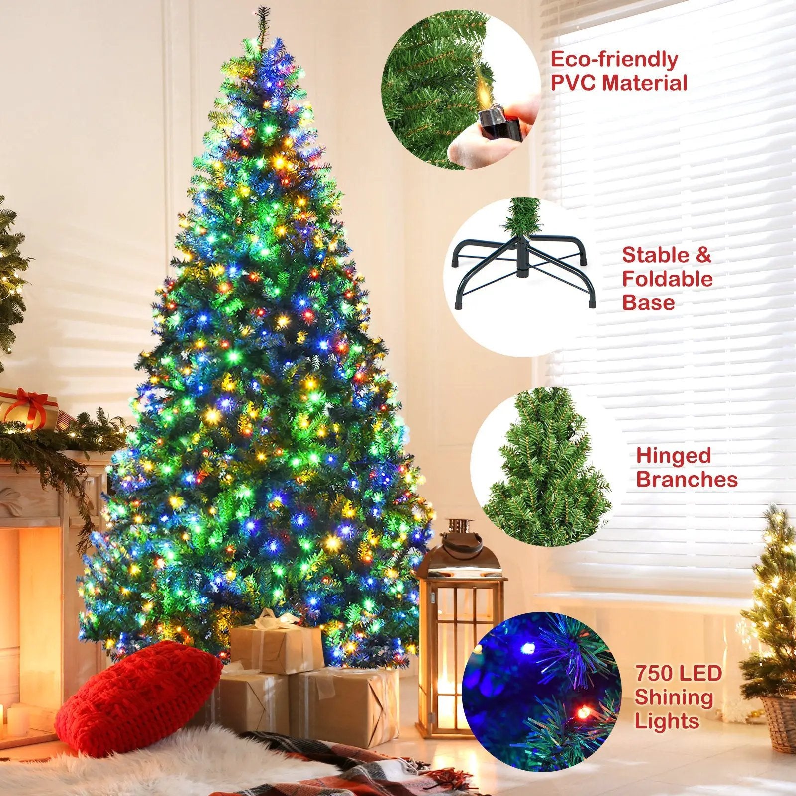 Artificial Premium Hinged Christmas Tree by DirectDeals