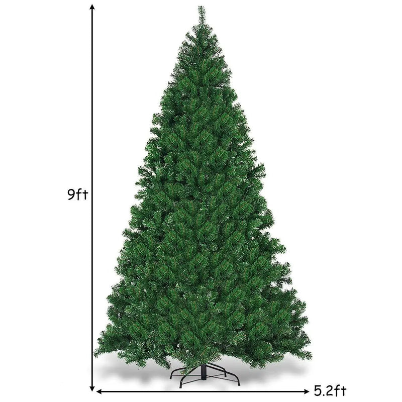9 Feet Pre-Lit PVC Artificial Christmas Tree with 700 LED Lights by DirectDeals