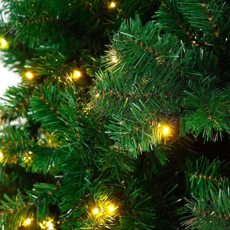 9 Feet Pre-Lit PVC Artificial Christmas Tree with 700 LED Lights by DirectDeals