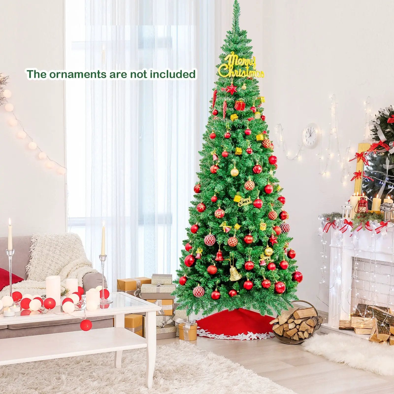 Artificial National Foot Kingswood Fir Pencil Christmas Tree by DirectDeals