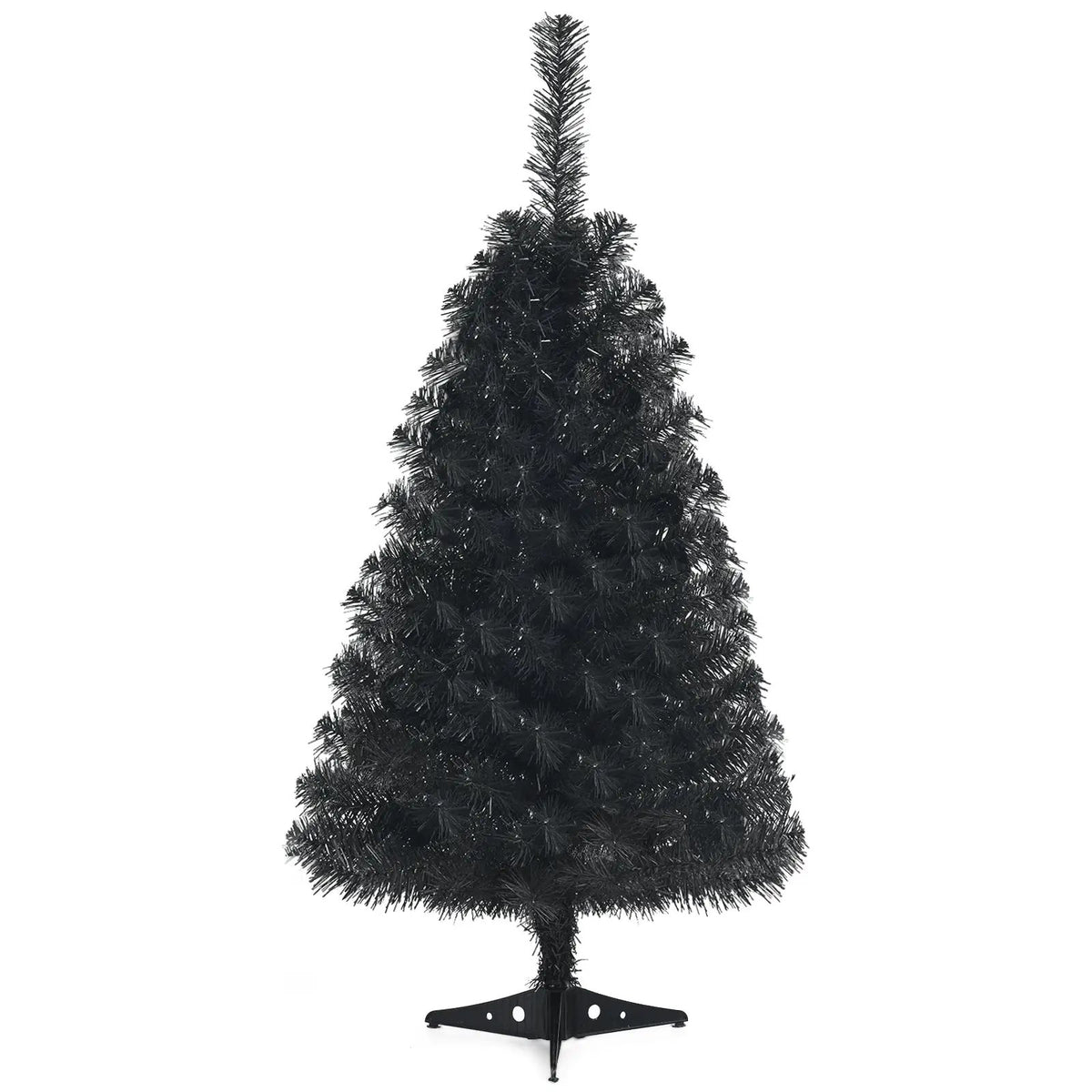 36 Inch Unlit Artificial Christmas Mini Tree with Plastic Stand-Green by DirectDeals