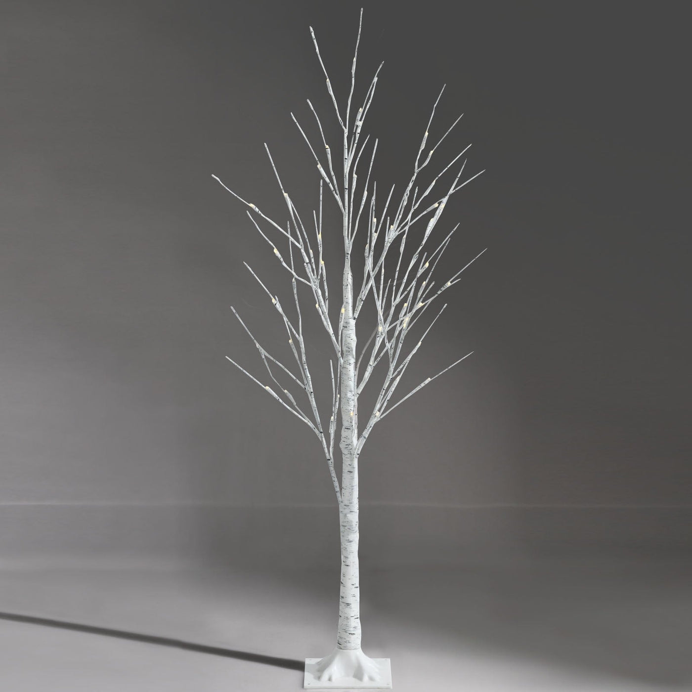 Pre-lit White Twig Birch Tree for Christmas Holiday with LED Lights by DirectDeals