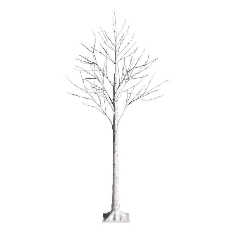 5 Feet Pre-lit White Twig Birch Tree with 72 LED Lights for Christmas by DirectDeals