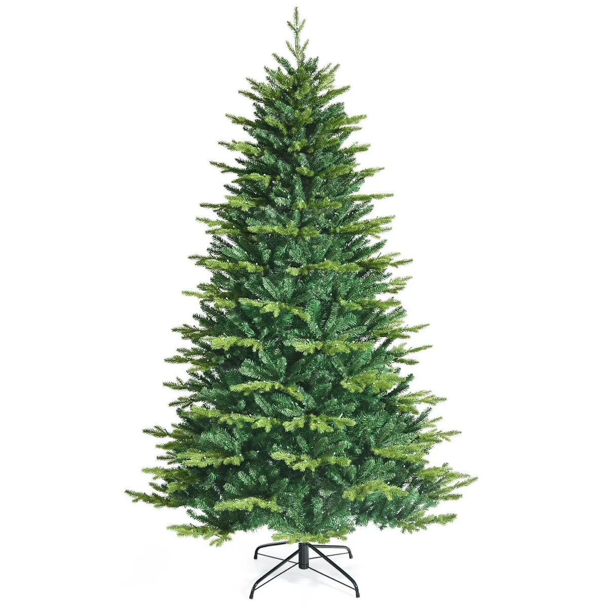 Pre-lit Artificial Hinged Christmas Tree with APP Controlled LED Lights by DirectDeals