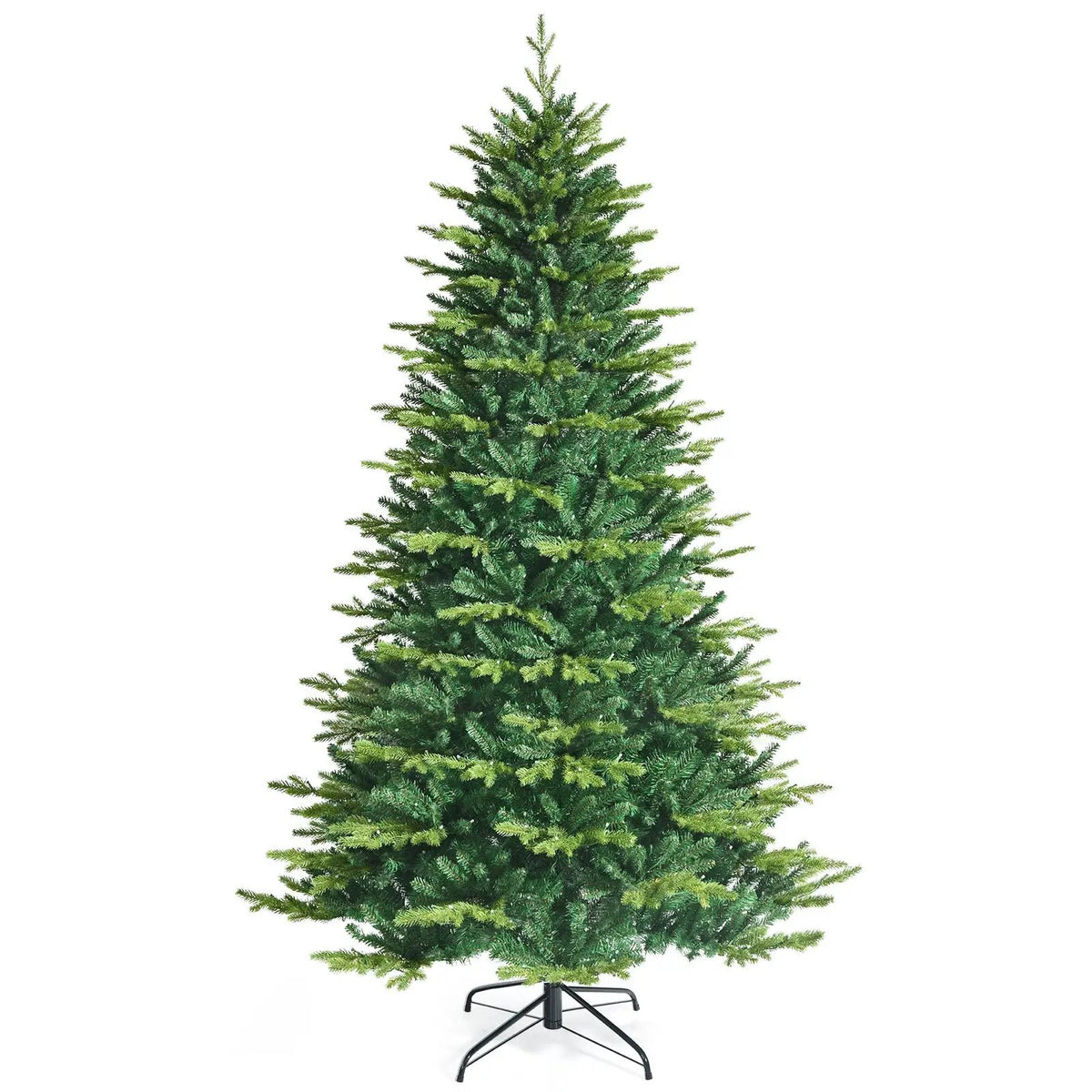 Pre-lit Artificial Hinged Christmas Tree with APP Controlled LED Lights by DirectDeals