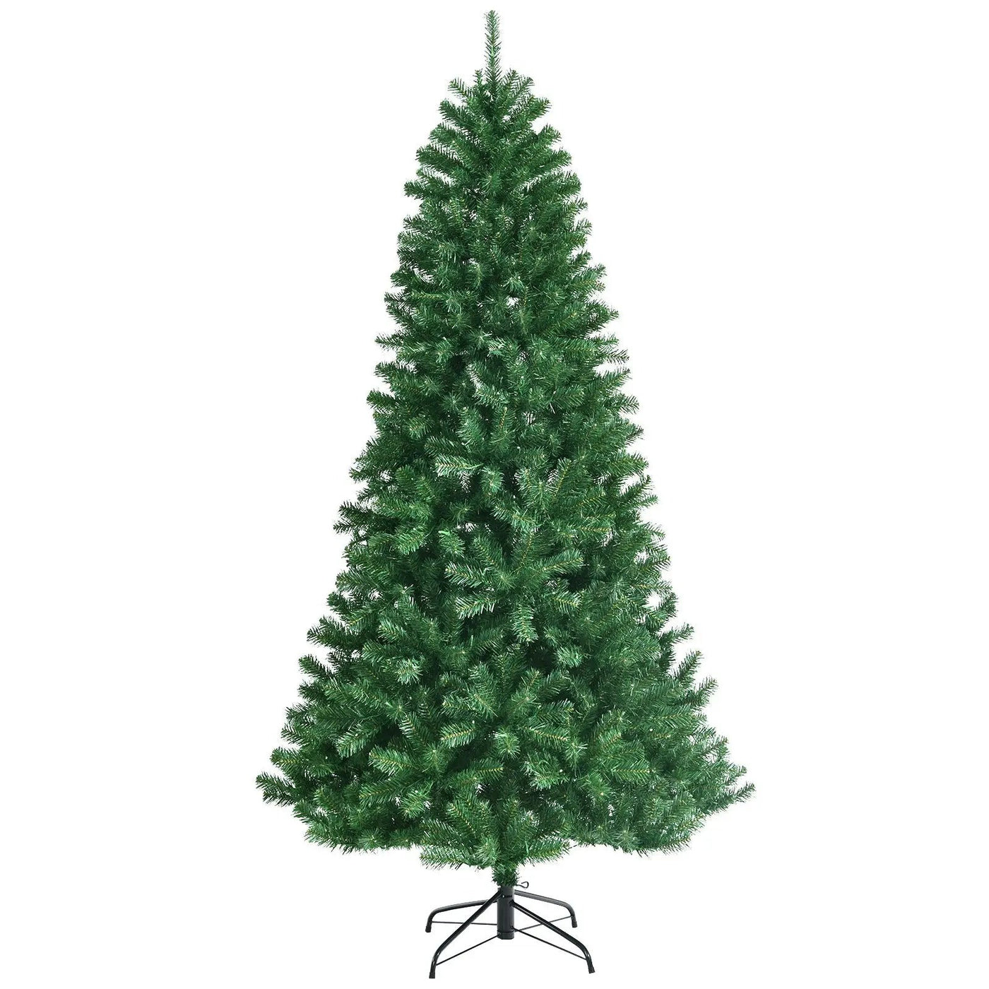 Artificial Hinged Christmas Tree with Remote-controlled Color-changing LED Lights by DirectDeals