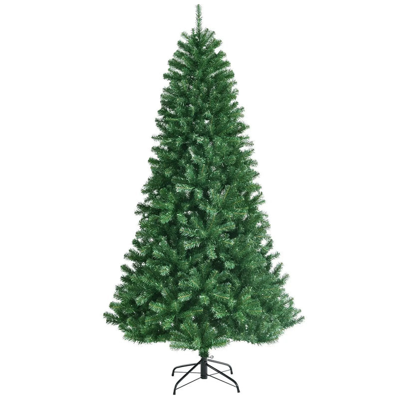 Artificial Hinged Christmas Tree with Remote-controlled Color-changing LED Lights by DirectDeals