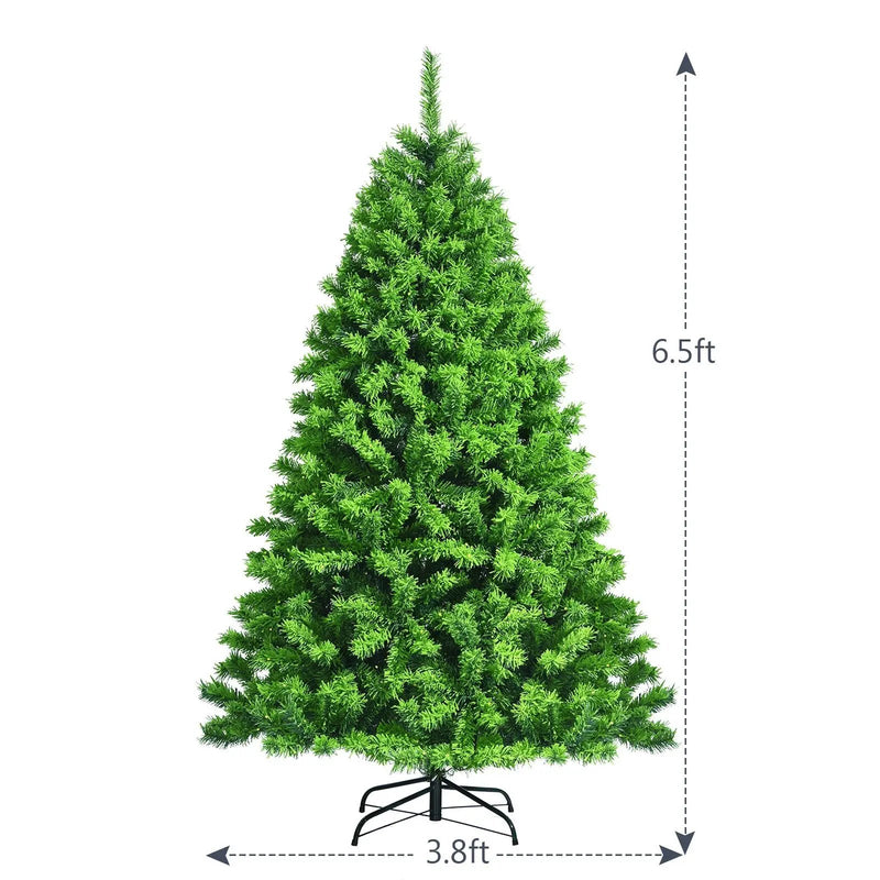 Snow Flocked Artificial Christmas Tree with Metal Stand by DirectDeals