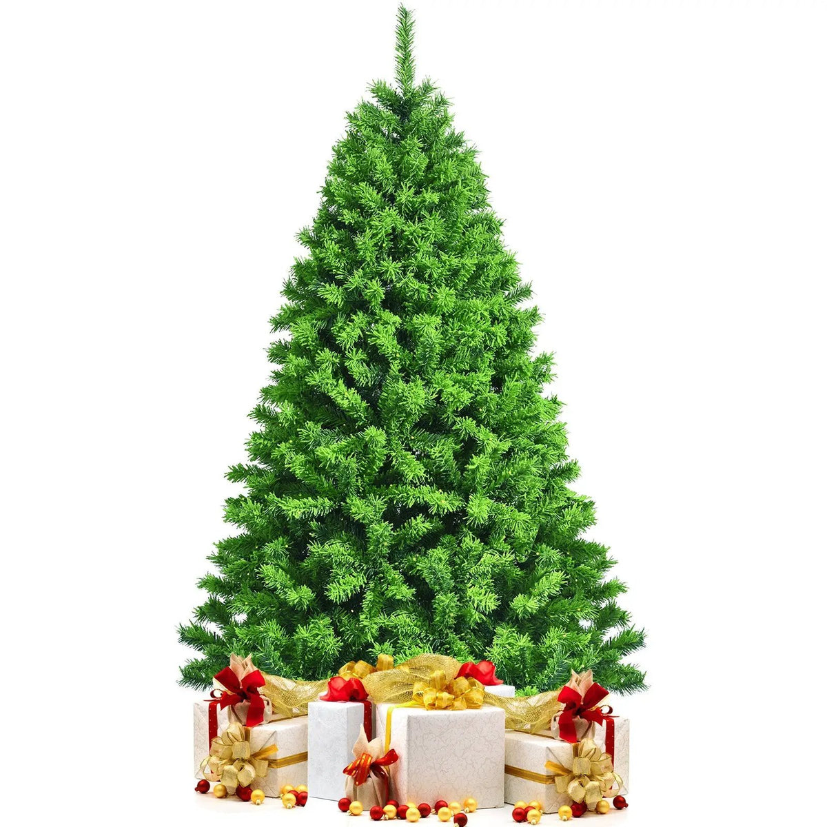 Snow Flocked Artificial Christmas Tree with Metal Stand by DirectDeals