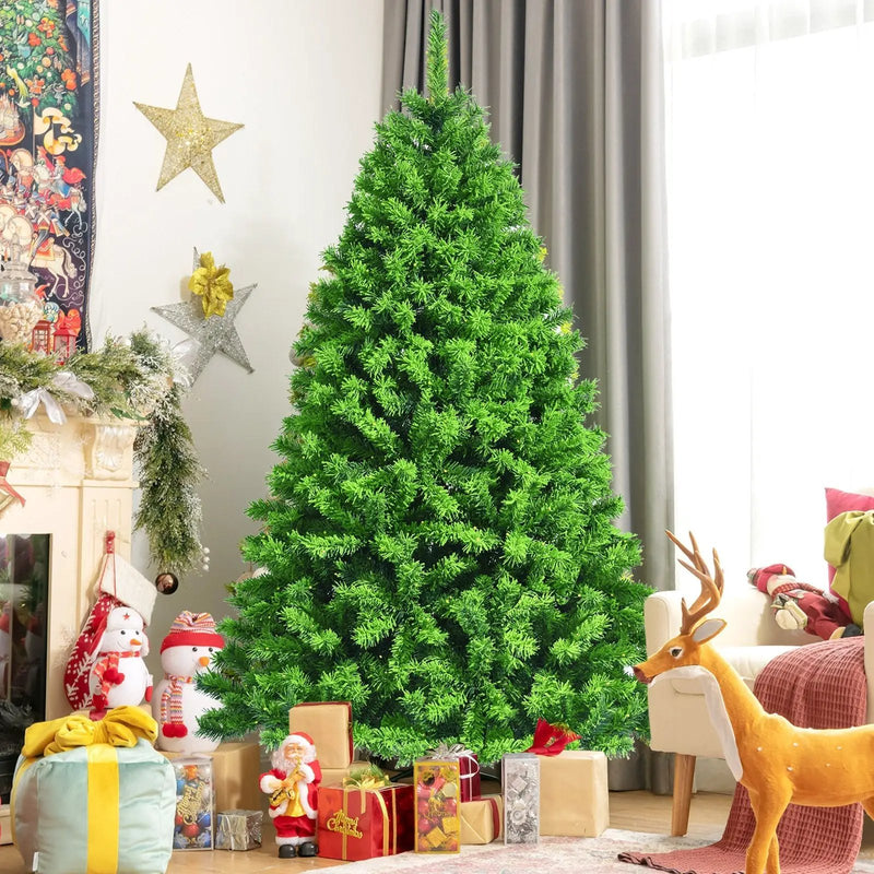 Snow Flocked Artificial Christmas Tree with Metal Stand by DirectDeals