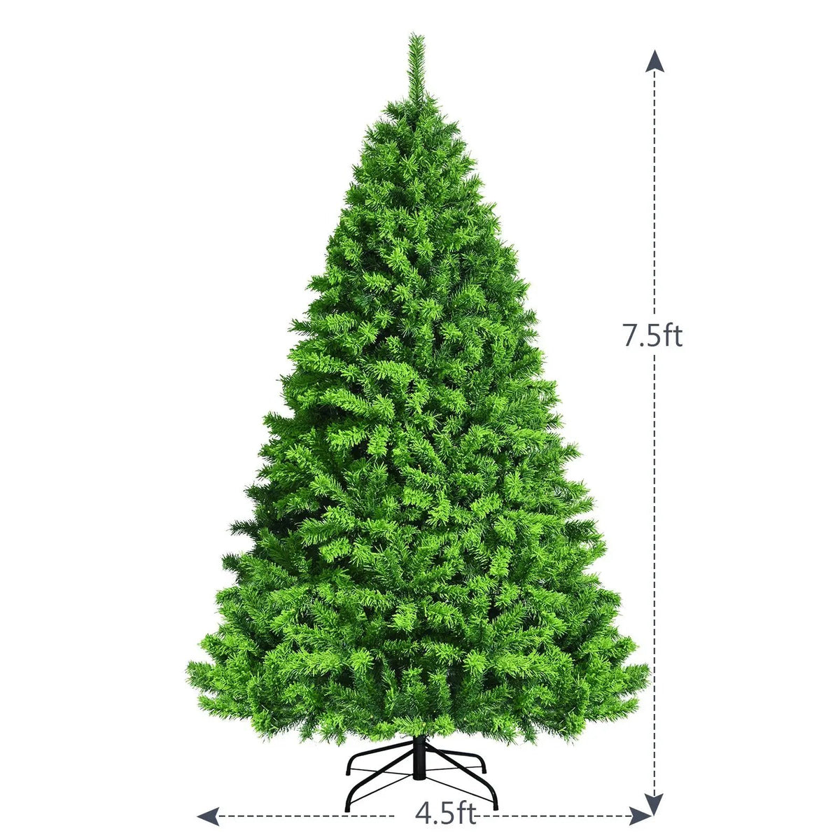 Snow Flocked Artificial Christmas Tree with Metal Stand by DirectDeals