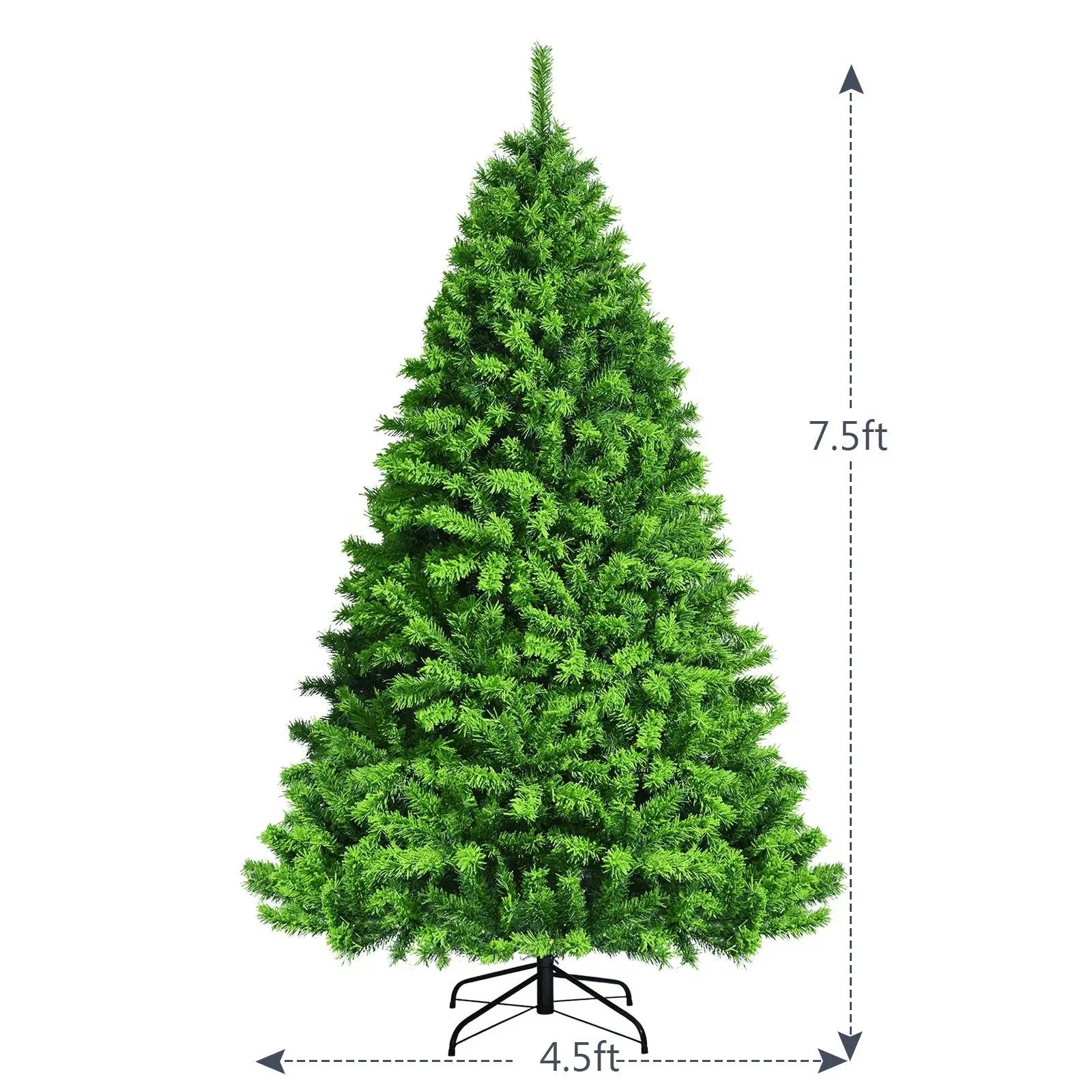 Snow Flocked Artificial Christmas Tree with Metal Stand by DirectDeals