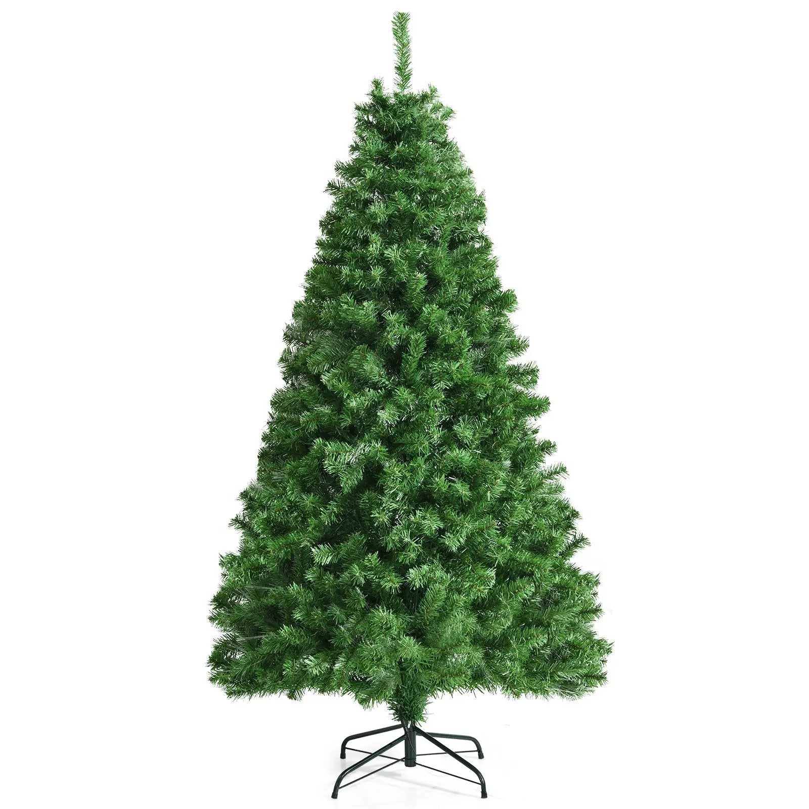 6 Feet Pre-lit Fiber Optic Artificial Christmas Tree with 617 Branch Tips by DirectDeals