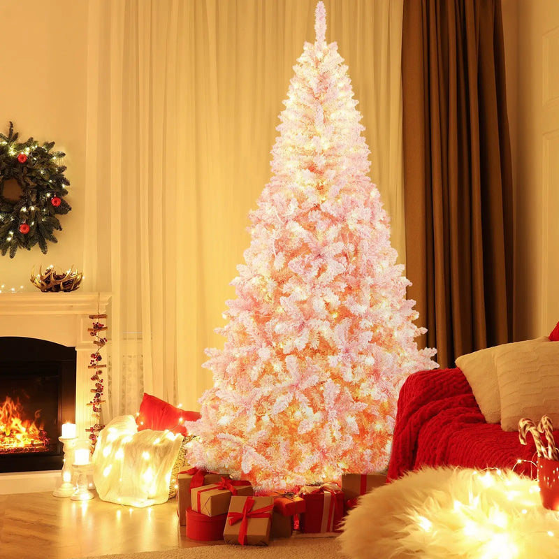 7.5 Feet Flocked Christmas Tree by DirectDeals