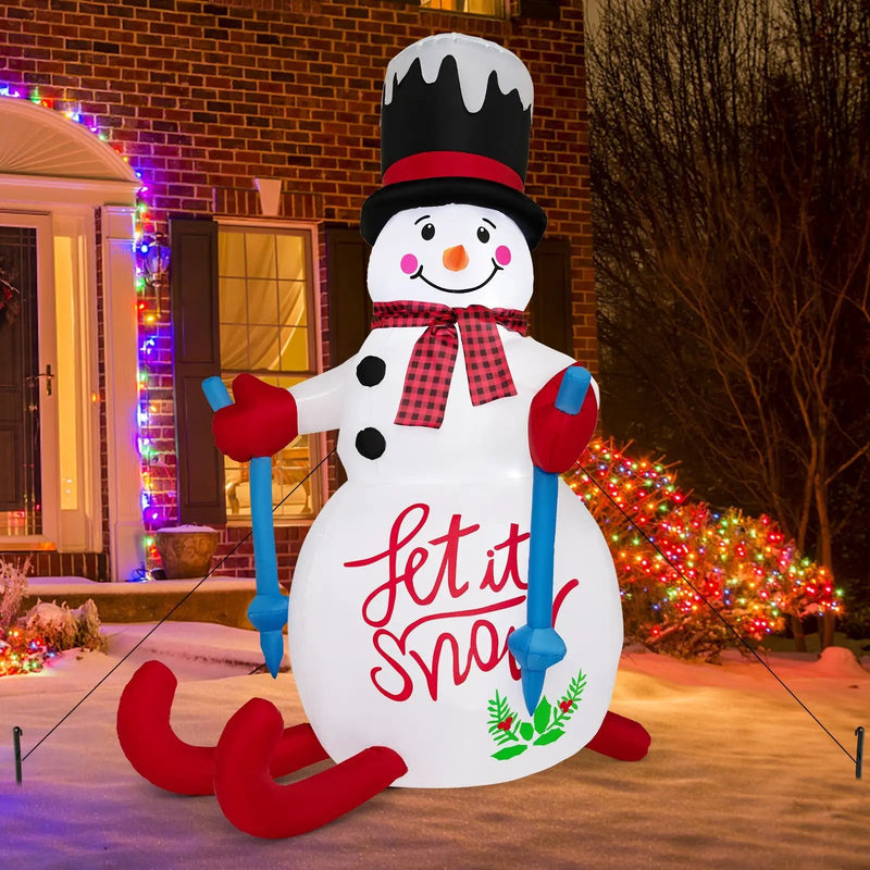 Christmas Decoration with LED Lights and Built-in Sandbag by DirectDeals