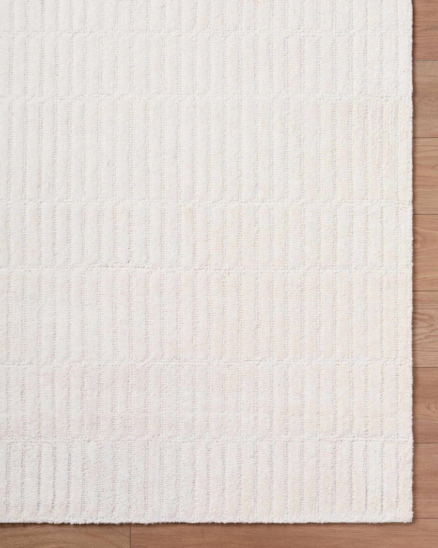 Finial Beige Wool Area Rug by Boutique Rugs