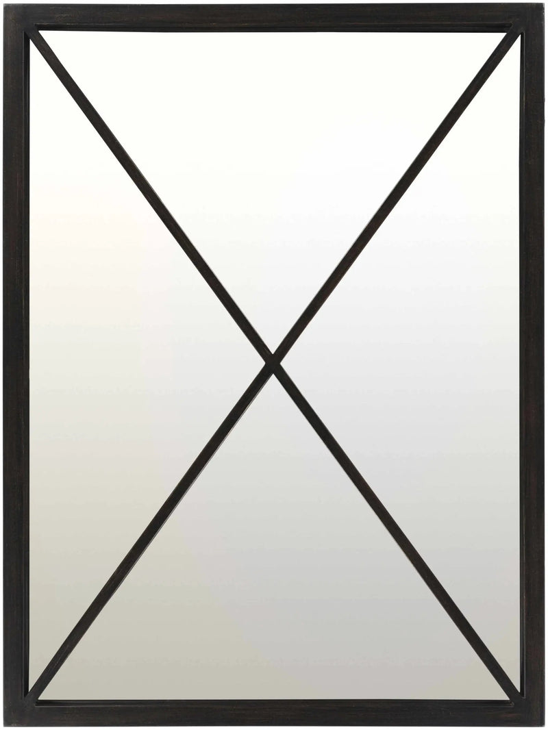 Candon Black Framed Mirror - Clearance by Boutique Rugs