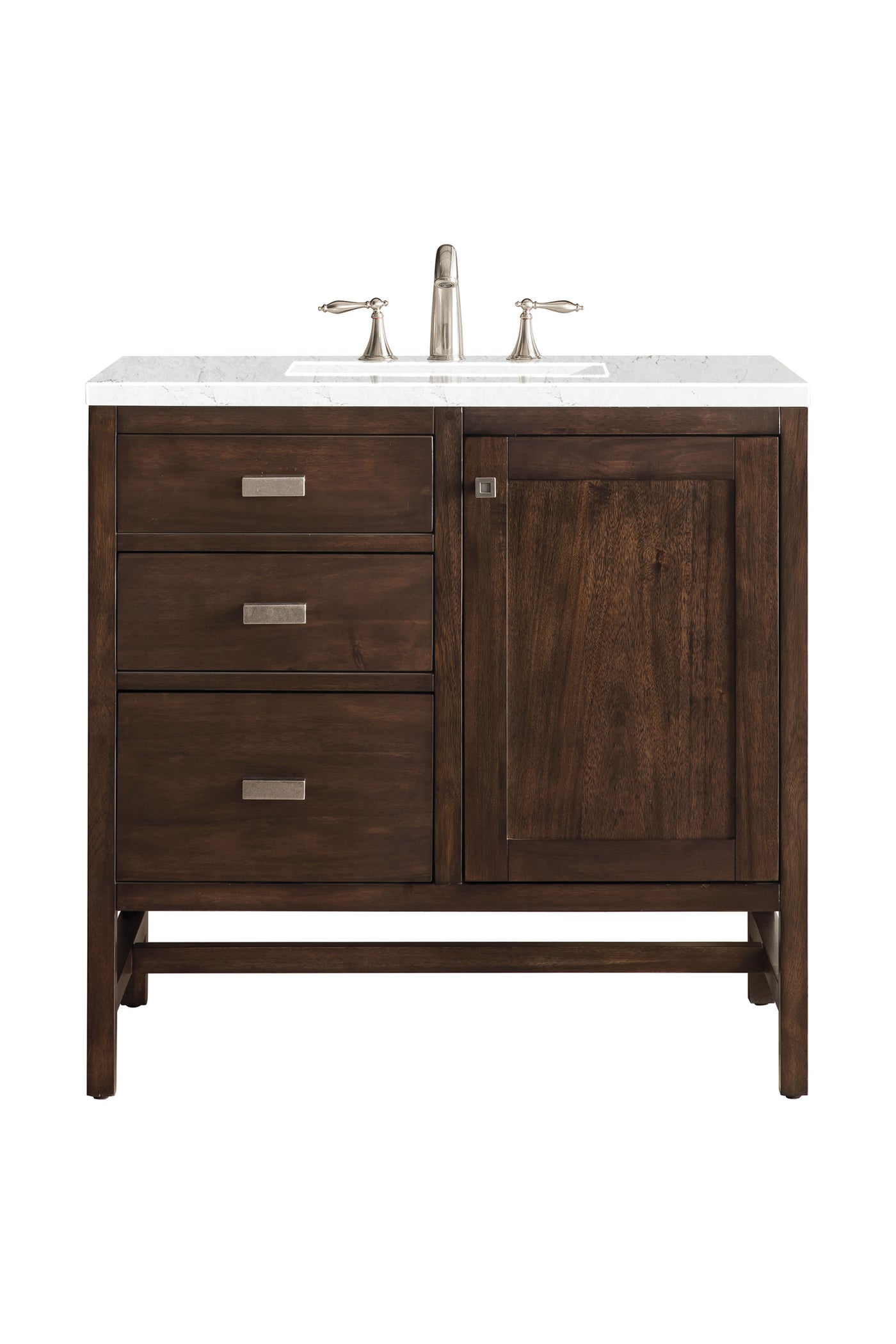 James Martin Addison 36" Single Bathroom Vanity, Mid-Century Acacia by James Martin