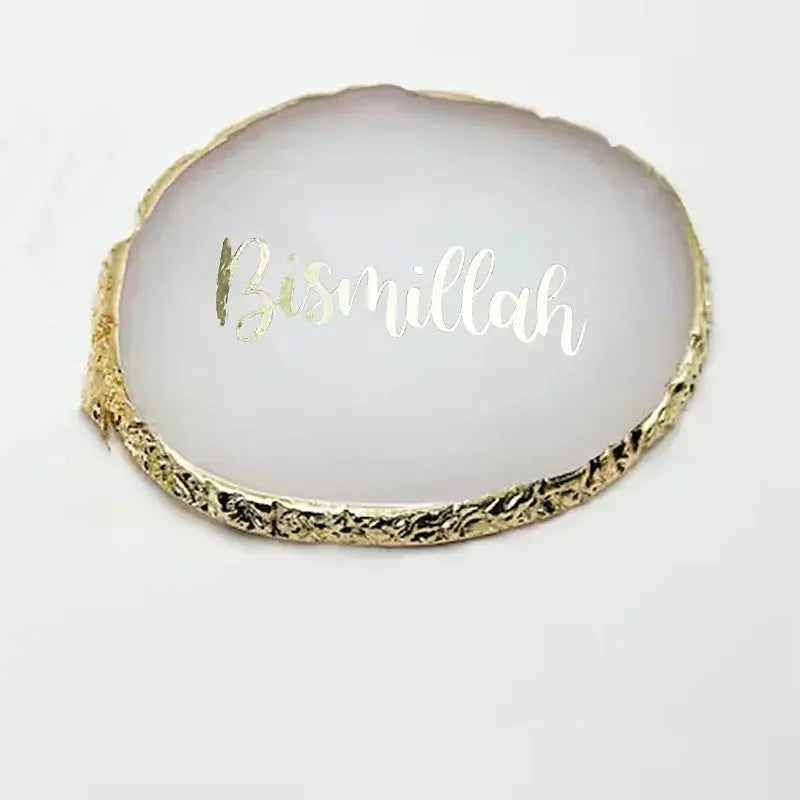 Coaster - Gold Ramadan Table Decoration by House Of Avana