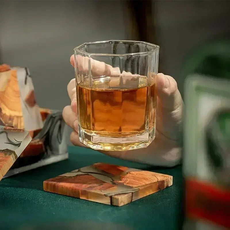 Coasters - Modern Wood Set by House Of Avana