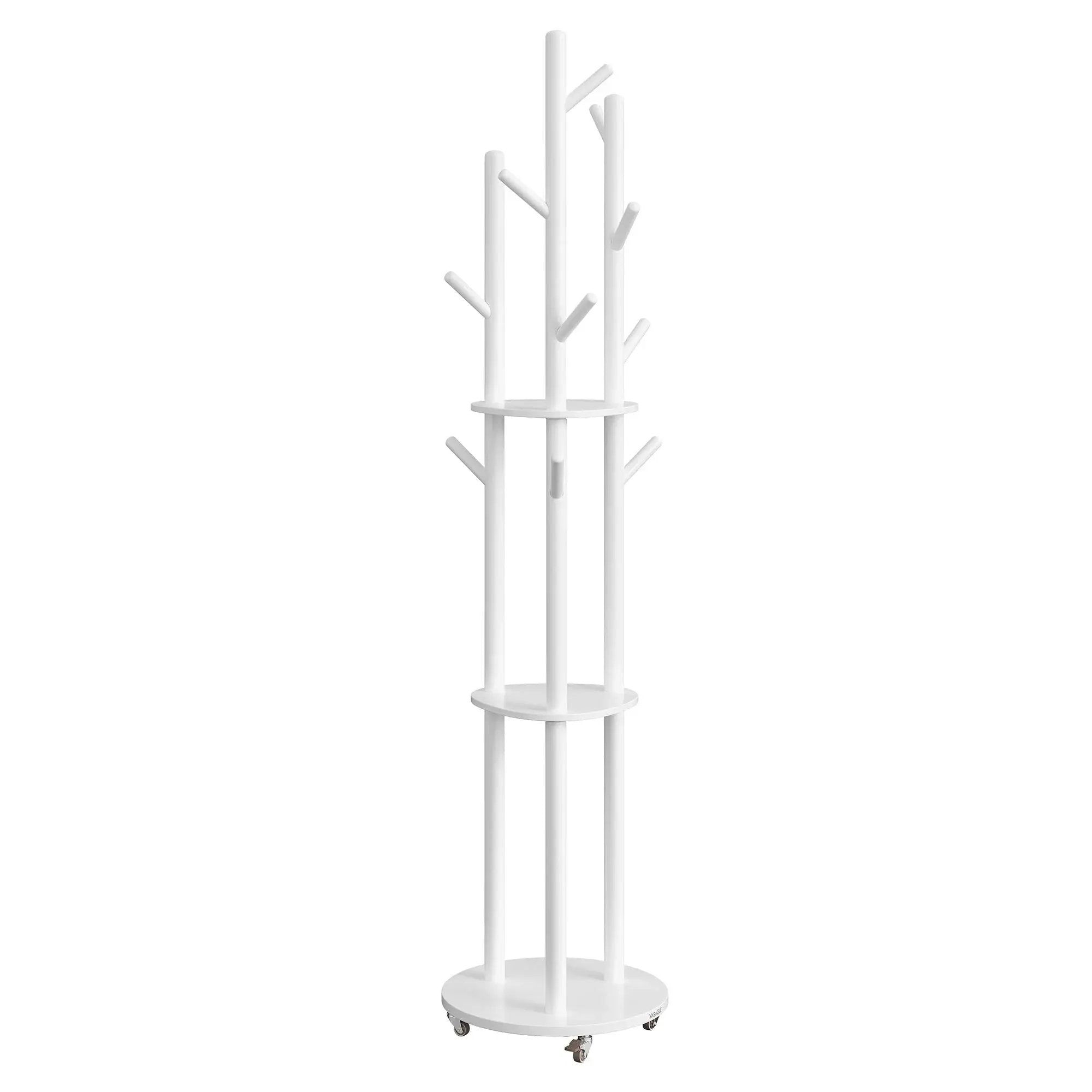 Coat Rack - Adjustable Metal Compact by House Of Avana