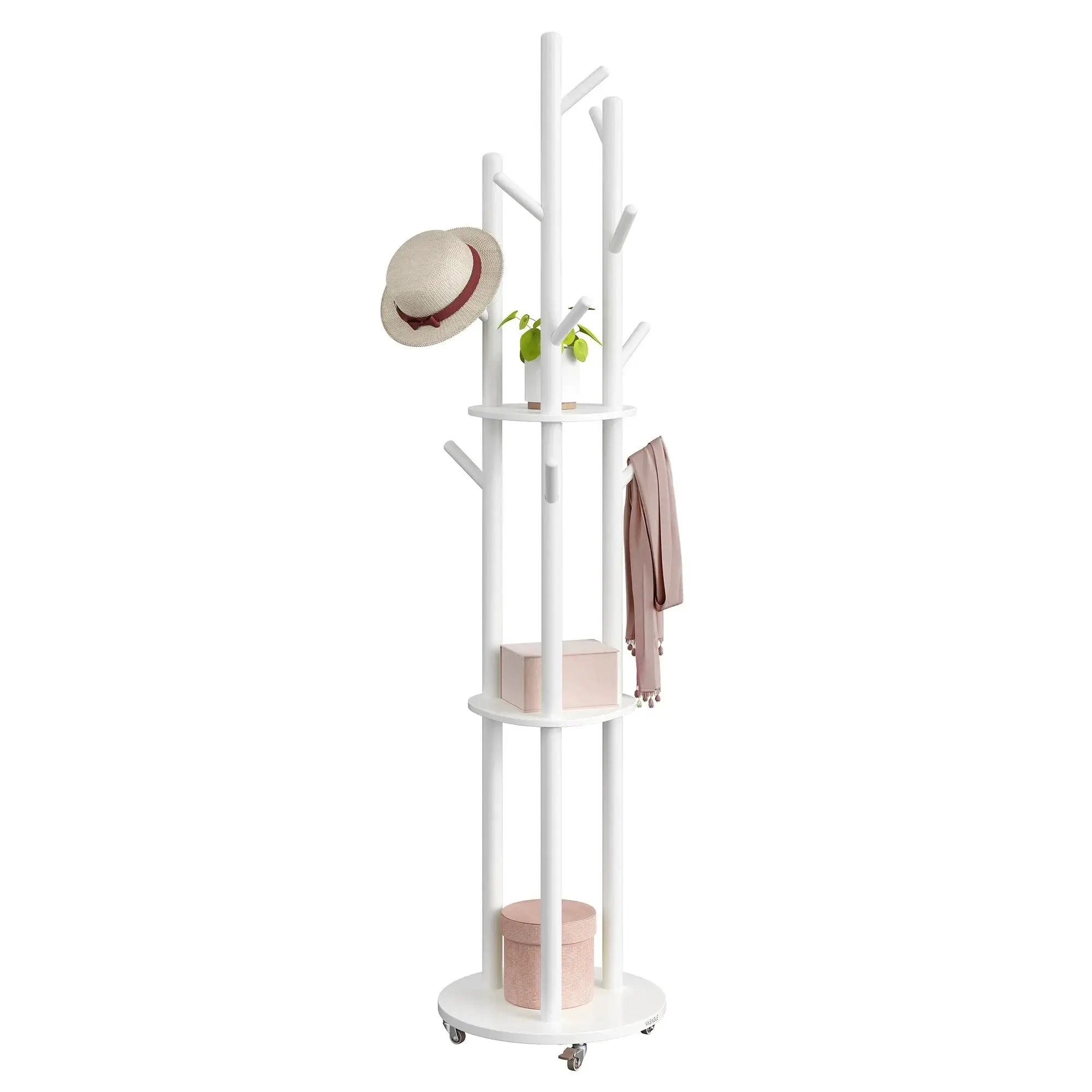Coat Rack - Adjustable Metal Compact by House Of Avana
