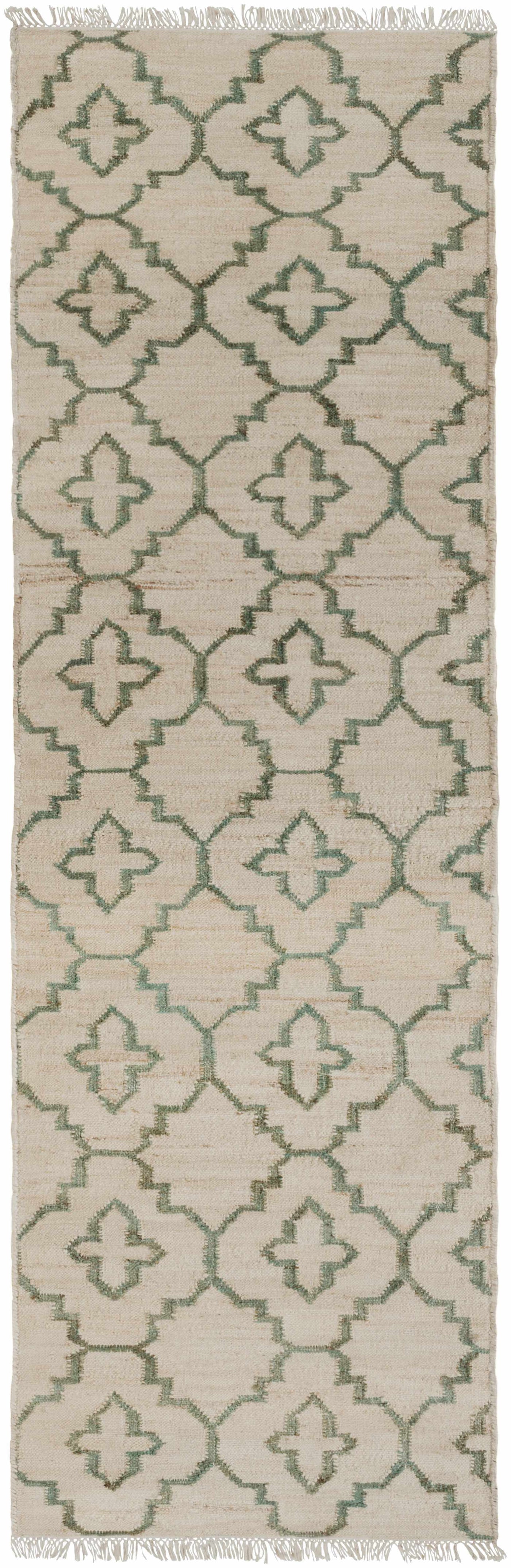 Coffeyville Handcrafted Fringed Jute Carpet - Clearance by Boutique Rugs