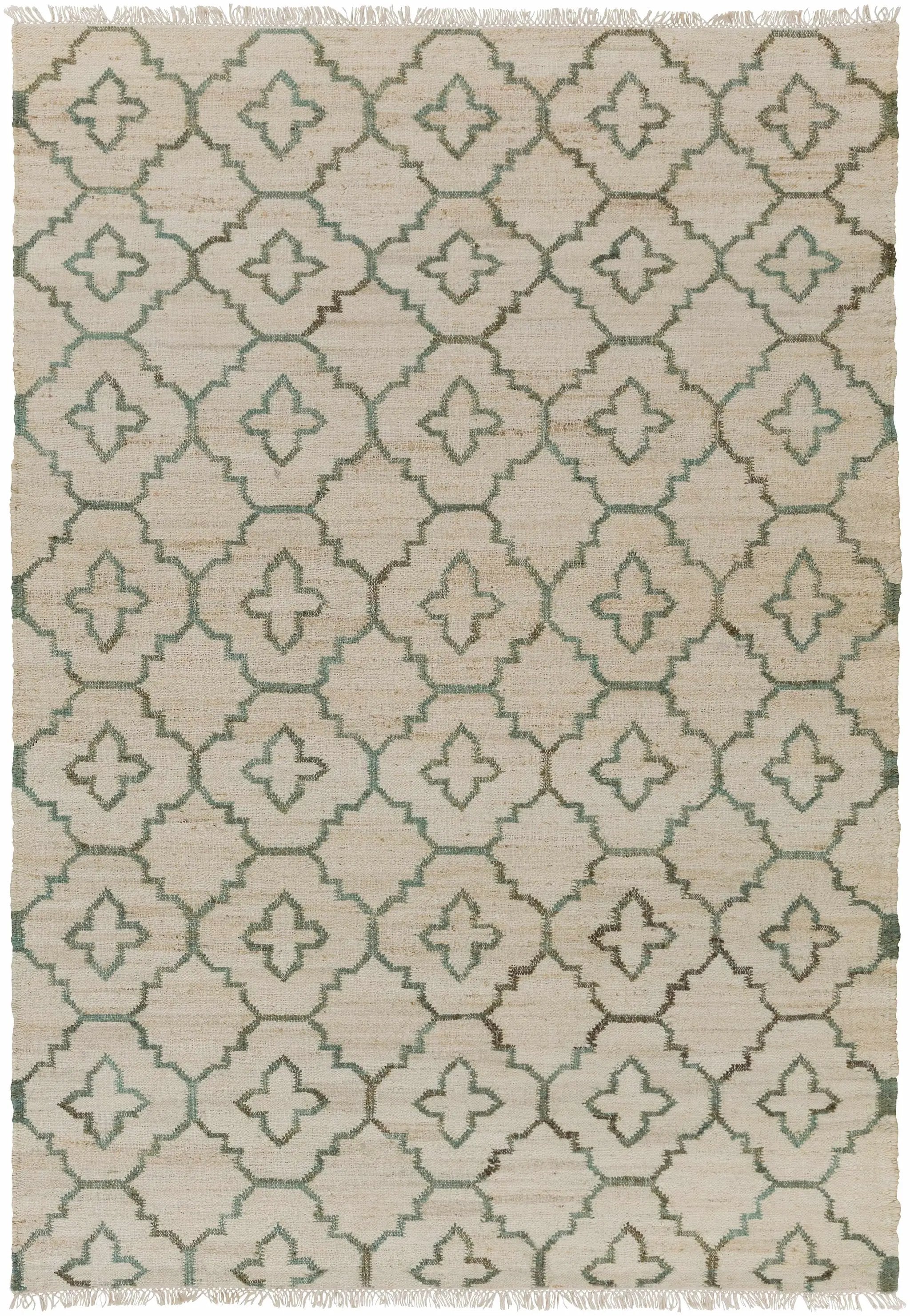 Coffeyville Handcrafted Fringed Jute Carpet - Clearance by Boutique Rugs