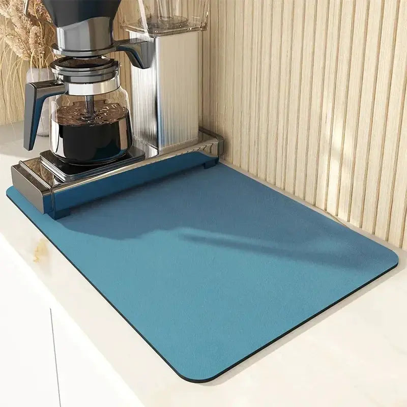 Coffee Mat - Super Absorbent Rubber by House Of Avana