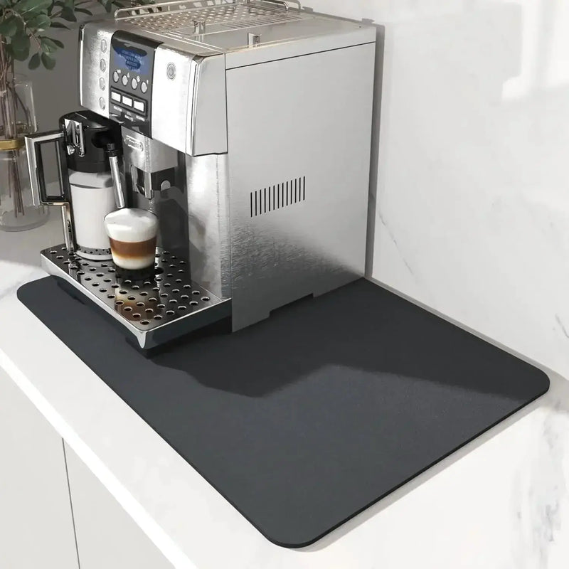 Coffee Mat - Water-Absorbent Rubber Small by House Of Avana