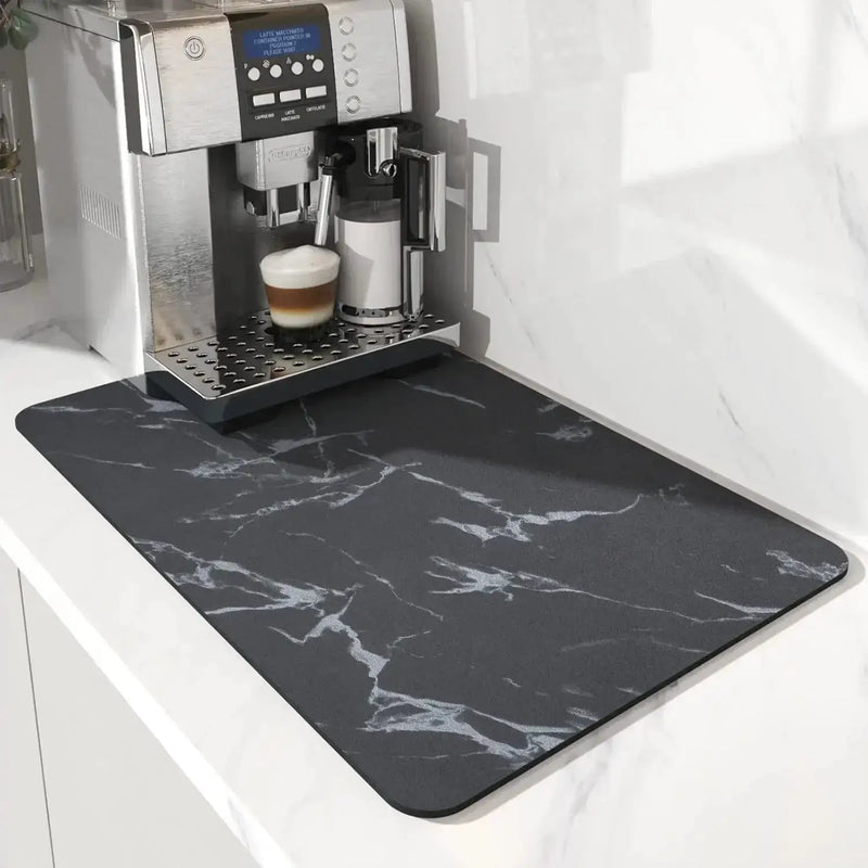 Coffee Mat - Water-Absorbent Rubber Small by House Of Avana