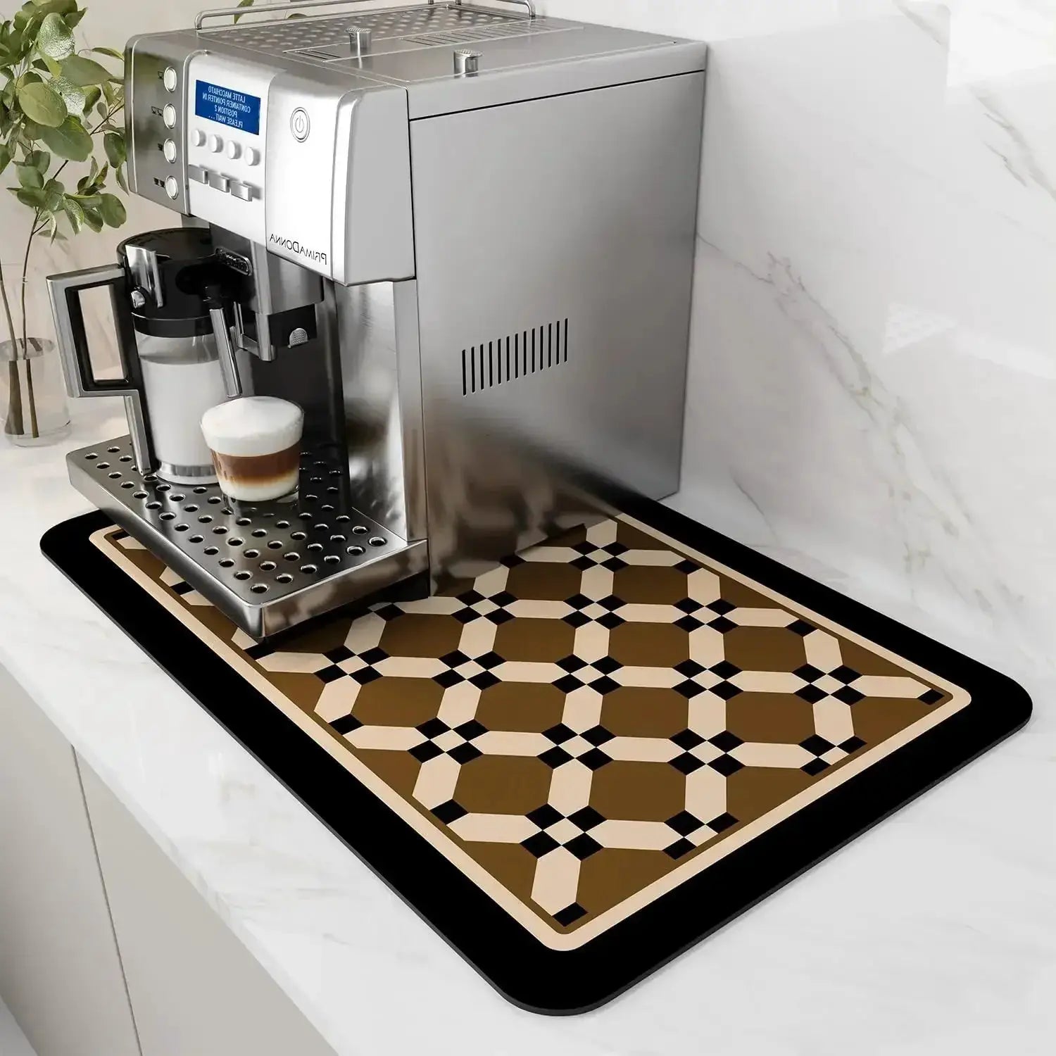 Coffee Mat - Water-Absorbent Rubber Small by House Of Avana