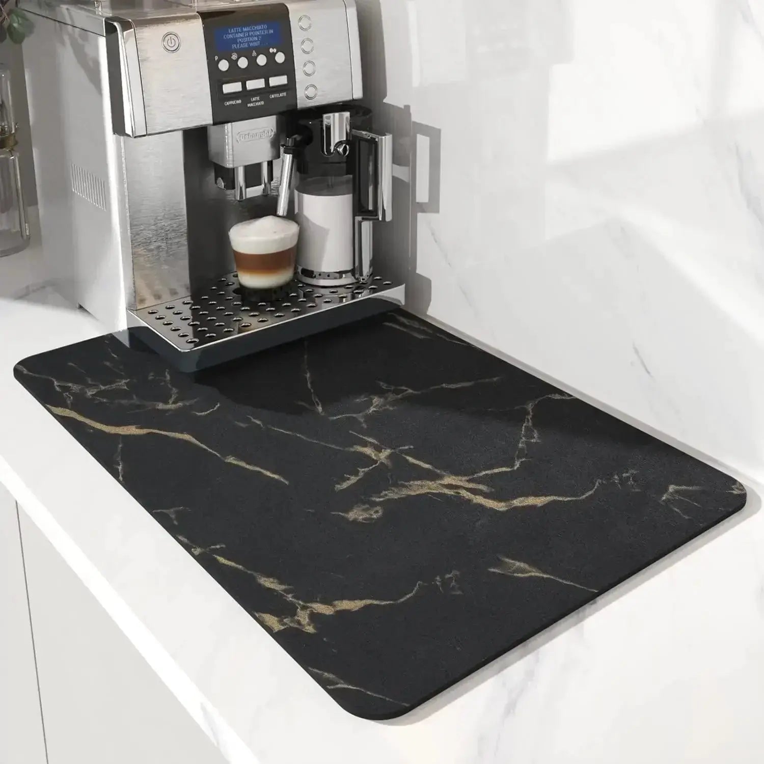 Coffee Mat - Water-Absorbent Rubber Small by House Of Avana