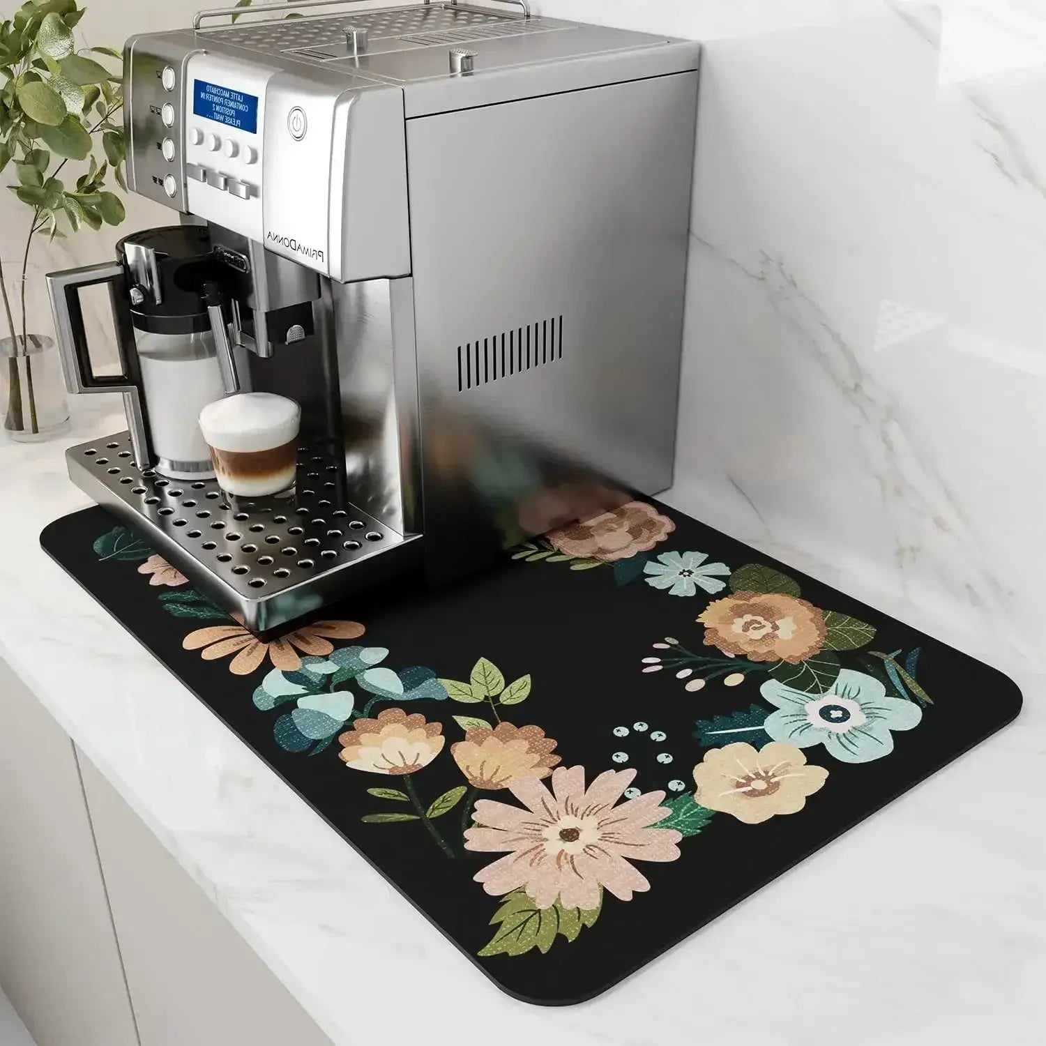 Coffee Mat - Water-Absorbent Rubber Small by House Of Avana