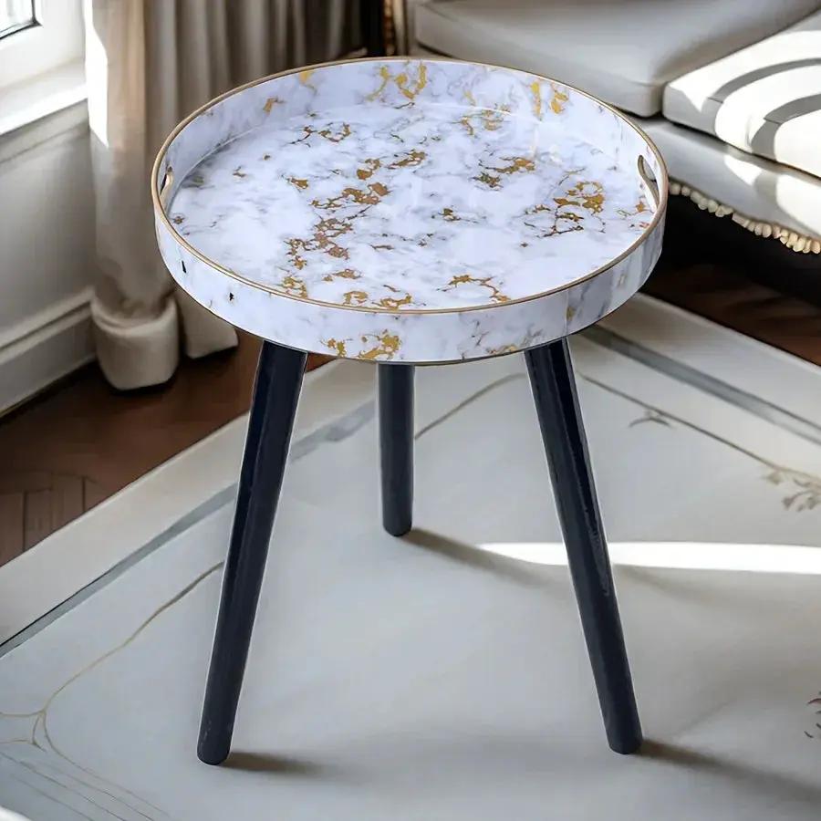 Coffee Table - Detachable Wooden Round by House Of Avana