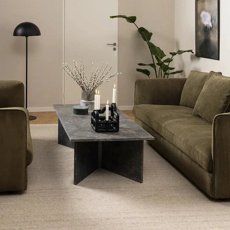Coffee Table - Modern Marble Round by House Of Avana